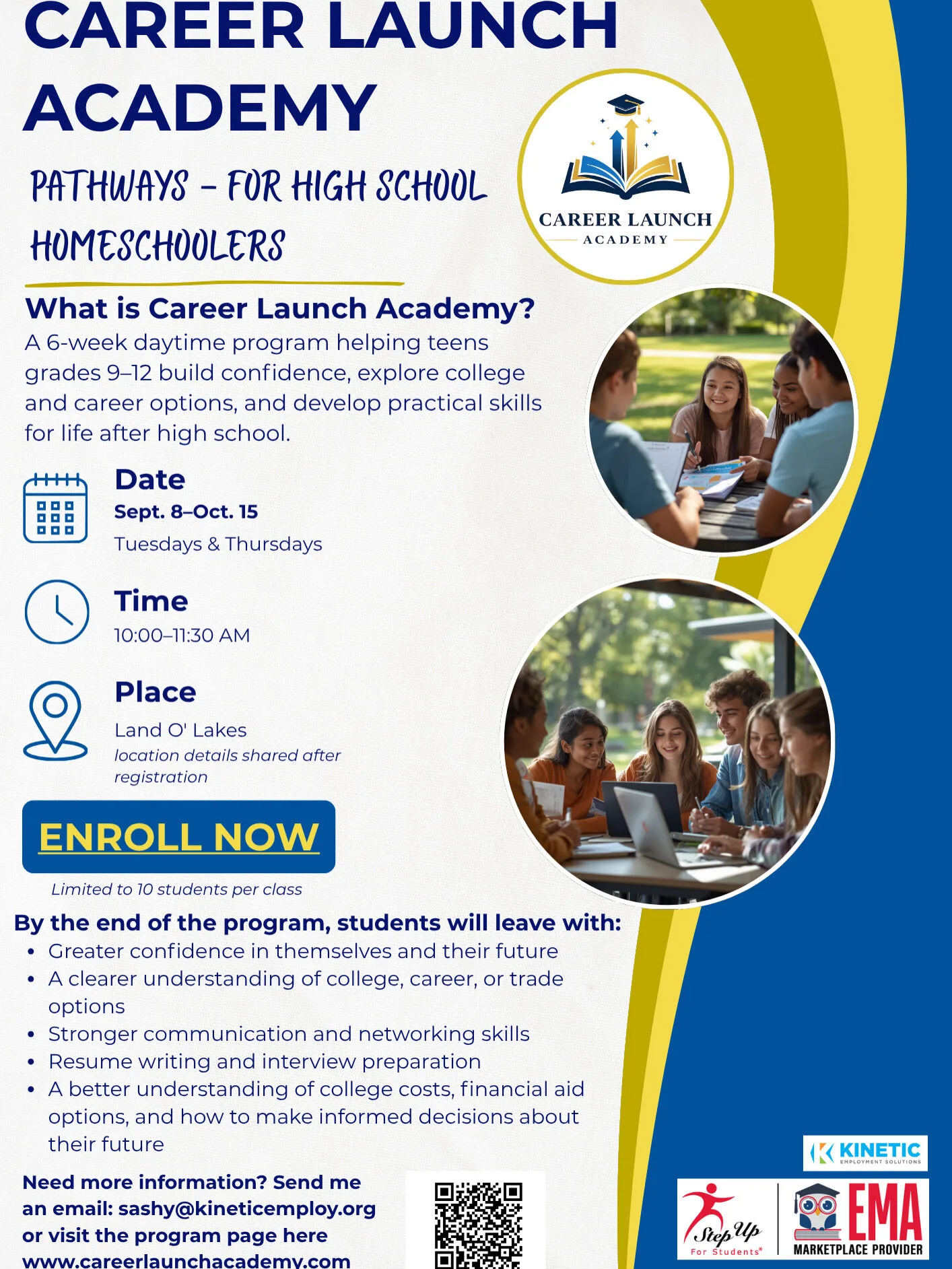 Career Launch Academy: PATHWAYS: HIGH SCHOOL Homeschool Teens (9–12) - 1 Career Launch Academy: PATHWAYS: HIGH SCHOOL Homeschool Teens (9–12) - 1